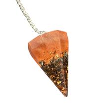 Pêndulo Orgonite Pirita Criando Novos Padrões de Saúde e Energia