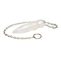 Pêndulo Quartzo Leitoso Pedra Natural Lapidação Egípcio Pêndulo Quartzo Leitoso Pedra Natural Lapidação Egípcio