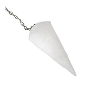 Pêndulo Radiônico Pedra Selenita Pêndulo Radiônico Pedra Selenita