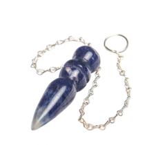 Pêndulo Sodalita Pedra Natural Lapidação Egípcio Pêndulo Sodalita Pedra Natural Lapidação Egípcio