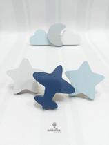 Pendurador de Parede Ursinho Aviador - Kit com 4 Penduradores Decorativos Pendurador de Parede Ursinho Aviador - Kit com 4 Penduradores Decorativos