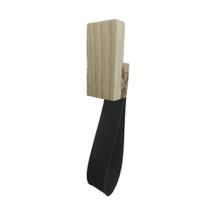 Pendurador Gancho Multiuso Pinus material sintético Preto 5x9 cm Retangular Pendurador Gancho Multiuso Pinus material sintético Preto 5x9 cm Retangular