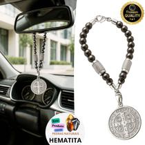 Penduricalho Porta Chave Retrovisor de Carro São Bento Níquel Penduricalho Porta Chave Retrovisor de Carro São Bento Níquel