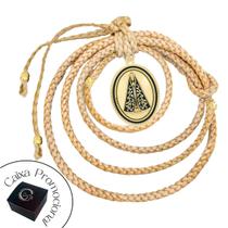 Penduricalho Porta Chaves Retrovisor de Carro Medalhão Nossa Senhora da Aparecida Ouro