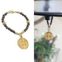 Penduricalho São Bento A Cruz sagrada seja a minha Luz