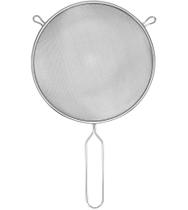 Peneira 21cm Diâmetro Por 35cm Comprimento Coar Polvilhar em Aço Inox