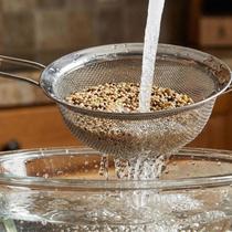 Peneira Aço Inox 14cm Multiuso Luxo Suco Farinhas Macarrão