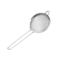 Peneira Aço Inox Coar Suco Farinha Escorredor Macarrão Limpa Óleo Multiuso Utensílio Cozinha 10cm Un