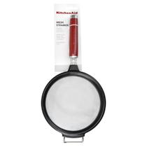 Peneira Aço Inox Vermelha Cozinha Coar Polvilhar KitchenAid