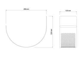 Peneira com Furos de 5 mm Tramontina para Triturador TRE40MA, TR40 e TRE40