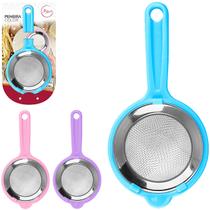 Peneira Cozinha Confeitaria Tela Inox Pequena 12x6 Colorida Peneira Cozinha Confeitaria Tela Inox Pequena 12x6 Colorida