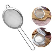 Peneira De Aço Inox Luxo Utensilio Cozinha 12cm Óleo Farinha