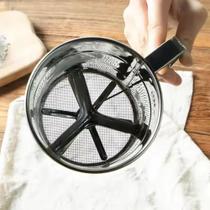 Peneira de aço inox manual para diversos tipos de produto açucar,farinha,tapioca etc - Opsshopping