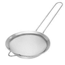 Peneira De Aço Inox Utensílio De Cozinha Confeitaria 17cm - em casa tem