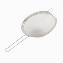 Peneira de Cozinha Coar 18cm Polvilhar Escorrer Massas Inox