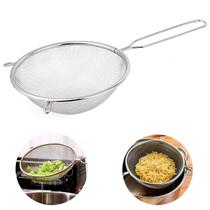 Peneira De Cozinha Coar Inox 24cm Polvilhar Escorrer Massas