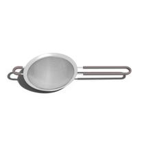 Peneira de inox com cabo de silicone Softta cinza 12 cm - Tramontina Peneira de inox com cabo de silicone Softta cinza 12 cm - Tramontina