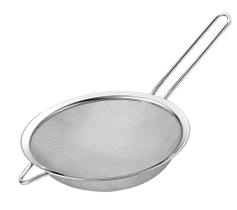 Peneira De Inox Grande 20cm Coar Polvilhar Escorrer Cozinha Peneira De Inox Grande 20cm Coar Polvilhar Escorrer Cozinha