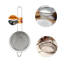 Peneira De Inox Pequena Para Polvilhar,coar,escorrer 10 cm