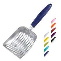 Peneira de liga de alumínio Cat Litter Scoop WePET de alça longa