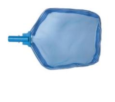 Peneira de Metal para Piscina sem Cabo 48x32cm Azul e Branco