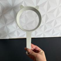 Peneira de plástico cinza branca 11cm diámetro média multiuso para cozinha