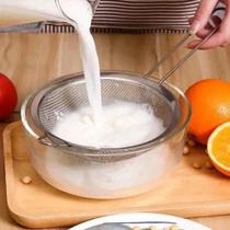 Peneira em inox Suco coador leite chá Polpa 14 Cm Peneira em inox Suco coador leite chá Polpa 14 Cm