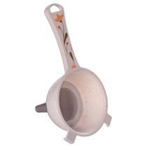 Peneira funil decorada pequena marmorizado Plasutil ref.12872