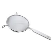 Peneira Grande de Aço Inox Com Cabo de Plastico 18 cm Fackelmann Peneira Grande de Aço Inox Com Cabo de Plastico 18 cm Fackelmann