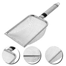 Peneira Higiênica de Aço Inox para caixa de areia de gatos reutilizável Peneira Higiênica de Aço Inox para caixa de areia de gatos reutilizável