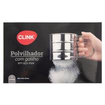 Peneira Inox 10cm com Gatilho Peneirar Farinha Açúcar Confeitaria Cozinha Manual Prática Resistente Peneira Inox 10cm com Gatilho Peneirar Farinha Açúcar Confeitaria Cozinha Manual Prática Resistente
