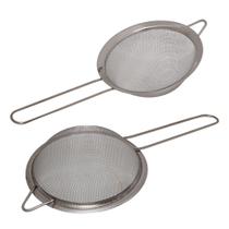 Peneira Inox Cozinha 10cm Com Cabo Resistente Pequena