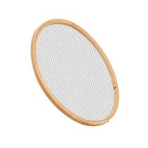 Peneira Para Arroz Redonda Aro Madeira 55cm Reforçada