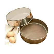 Peneira Redonda De Aço Inoxidável DIY Com Malha Fina Para Filtrar Óleo E Açúcar, Ferramentas De