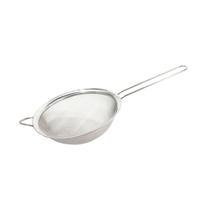 Peneira Redonda De Inox 16cm Moderna Com Alça