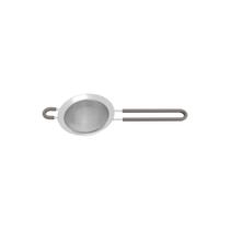 Peneira Tramontina Softta em Aço Inox com Cabo e Alça em Silicone Cinza 8,8 cm Peneira Tramontina Softta em Aço Inox com Cabo e Alça em Silicone Cinza 8,8 cm