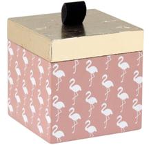 PENÉLOPE CAIXA ORGANIZADORA 10x10x10cm MADEIRA ROSA PENÉLOPE CAIXA ORGANIZADORA 10x10x10cm MADEIRA ROSA