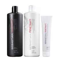 Penetraitt Profissional Sebastian Shampoo+Condicionador 1L+Mascara 150ml