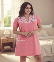 Penhoar camisola aberta Plus Size Nº 54 ao 60