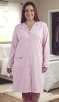 Penhoar Robe Inverno Plus Size Moletinho Flanelado Nº50 a 54