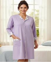 Penhoar Robe Inverno Plus Size Moletinho Flanelado Nº50 a 54