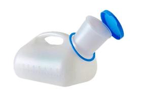 Penico Coletor de urina de Plástico Tipo Papagaio com Tampa 1000ml Supermedy