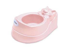 Penico Gatinho Desfralde Infantil ROSA PEROLADO - ATACADO BARATO REVENDA - PLASTIBABY