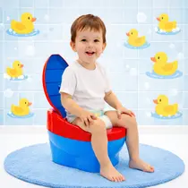 Penico Infantil Troneco Azul Carro Menino Assento Redutor Penico Infantil Troneco Azul Carro Menino Assento Redutor