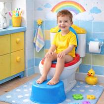 Penico Infantil Troneco Menina Rosa Menino Carro Azul Oferta -