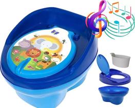 Penico Infantil Troninho para BeBê 3x1 Musical Assento Sanitário Infantil Crianças