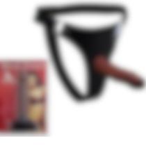 Pênis Real Peter Realístico com Cinta Bombeiro Marrom 18x3,5 Pênis Real Peter Realístico com Cinta Bombeiro Marrom 18x3,5