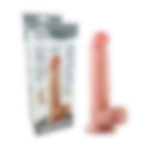 Pênis Realista Consolo Vertebrado Com Camada Dupla De Pele 15cm Penetráveis