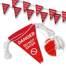 Pennant Banner Flag NACARUM Danger Do Not Enter 37 pés Pennant Banner Flag NACARUM Danger Do Not Enter 37 pés