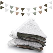 Pennant Banner Flags Oudain, 4,7 m, berçário, guirlanda, triângulo